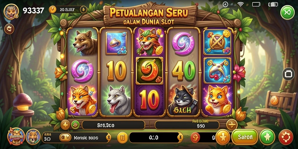 Screenshot menampilkan gameplay seru dari game Slot 93337.