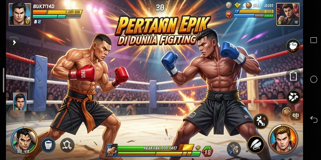 Gameplay seru di arena pertarungan BUKTI4D.