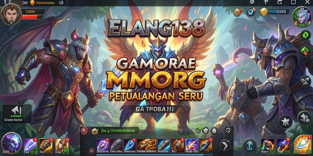 Screenshot gameplay seru ELANG138 dalam dunia MMORPG.
