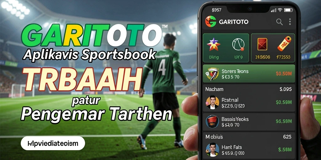 Screenshot GARITOTO menampilkan fitur taruhan olahraga yang menarik.