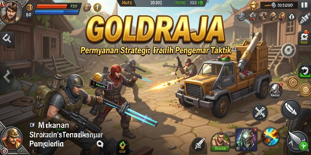 Gameplay menarik dan strategi yang mendebarkan di GOLDRAJA.