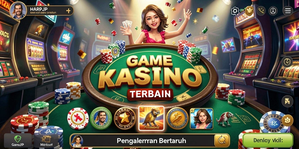 Tampilan gameplay HARAPJP yang seru dan interaktif.