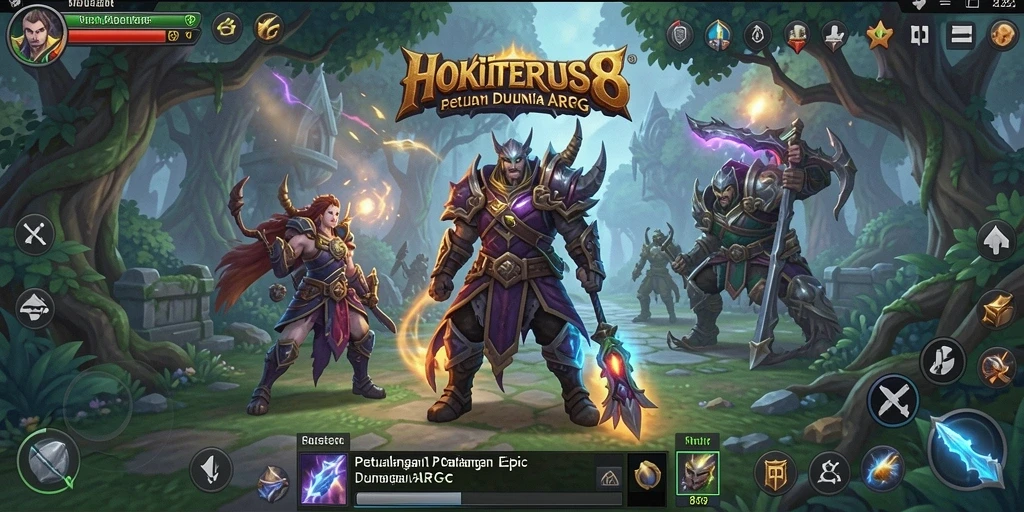 Screenshot HOKITERUS88 menampilkan aksi pertarungan yang dinamis dan menarik.