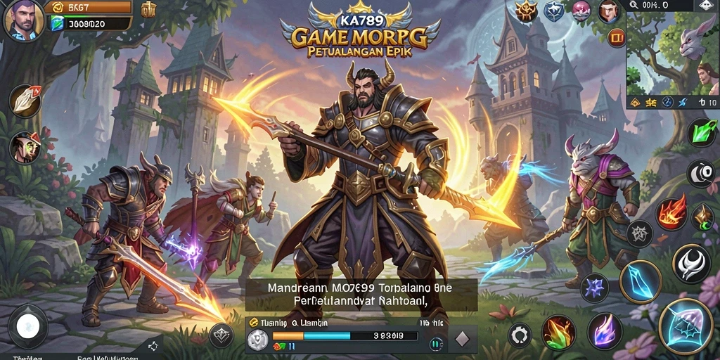 Tampilan menarik dari gameplay KA789 dalam dunia MMORPG.