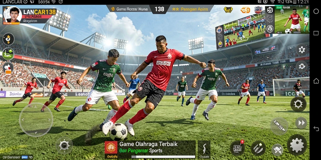 Screenshot gameplay menarik dari LANCAR138 yang menunjukkan aksi olahraga seru.