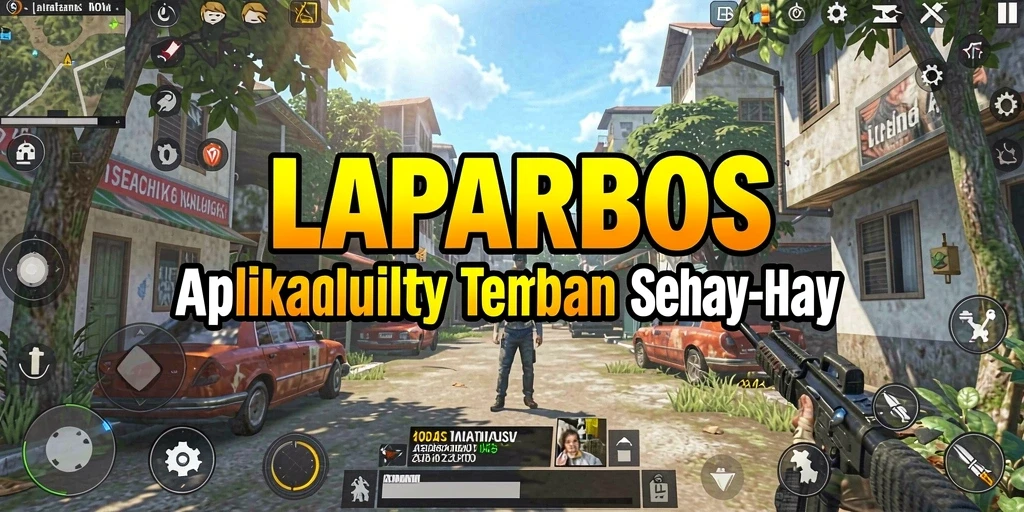 Tampilan antarmuka LAPARBOS yang intuitif dan mudah digunakan.