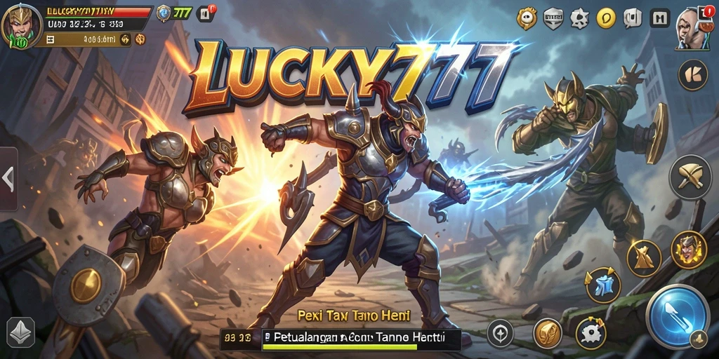 Tampilan seru dari gameplay LUCKY777 dengan aksi mendebarkan.