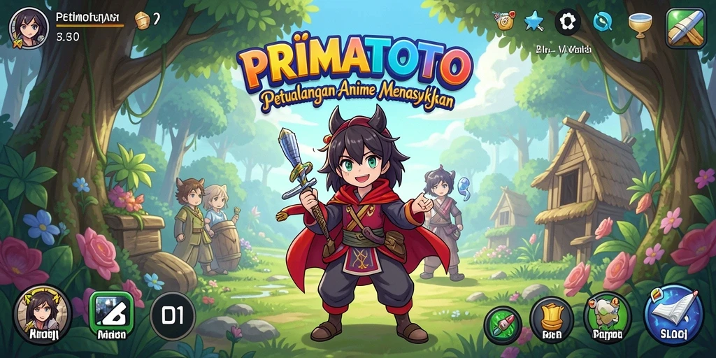 Screenshot dari gameplay seru PRIMATOTO yang menarik.