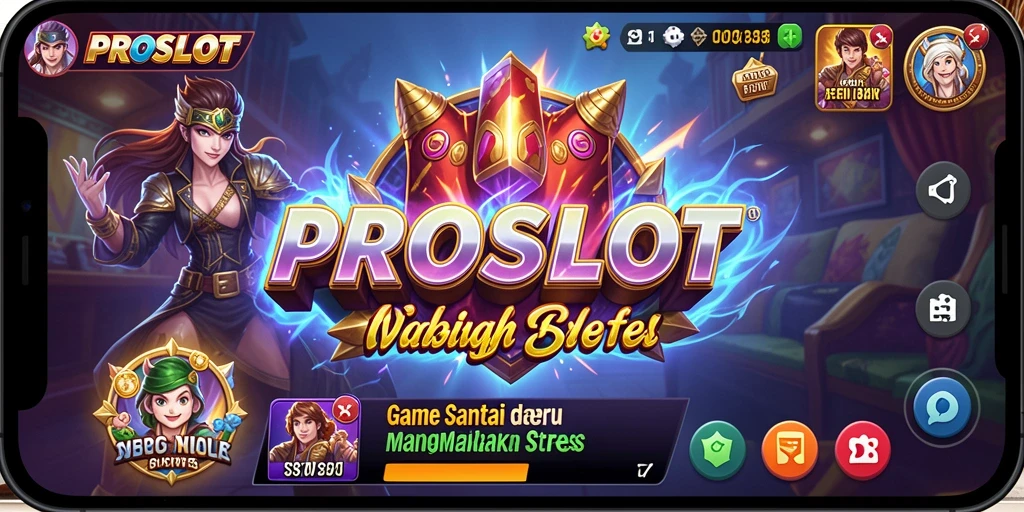 Gameplay PROSLOT yang menyenangkan dan penuh warna.