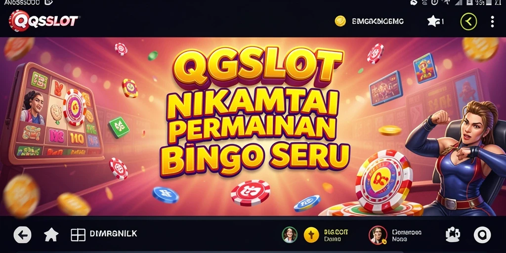 Tangkapan layar utama QQSLOT menampilkan gameplay Bingo yang seru dan interaktif.
