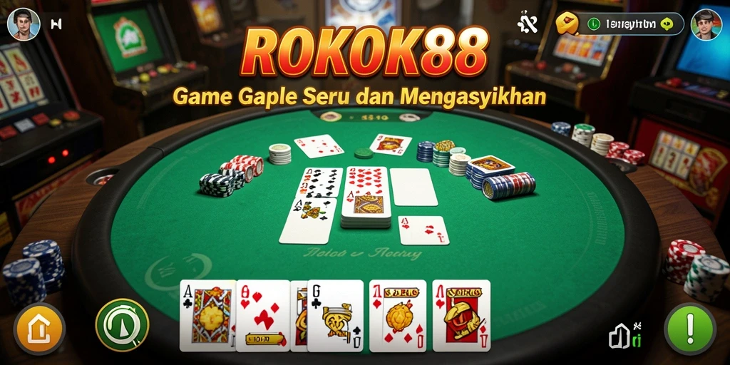 Tampilan gameplay ROKOK88 yang seru dan interaktif.