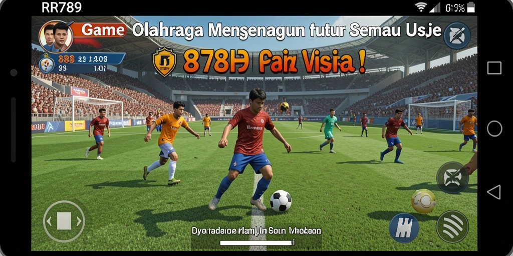 Gameplay seru dengan aksi olahraga yang menegangkan.