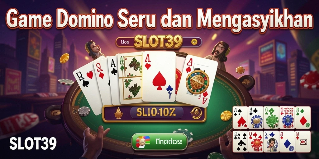 Tampilan gameplay yang menarik dari SLOT39 dalam permainan Domino.